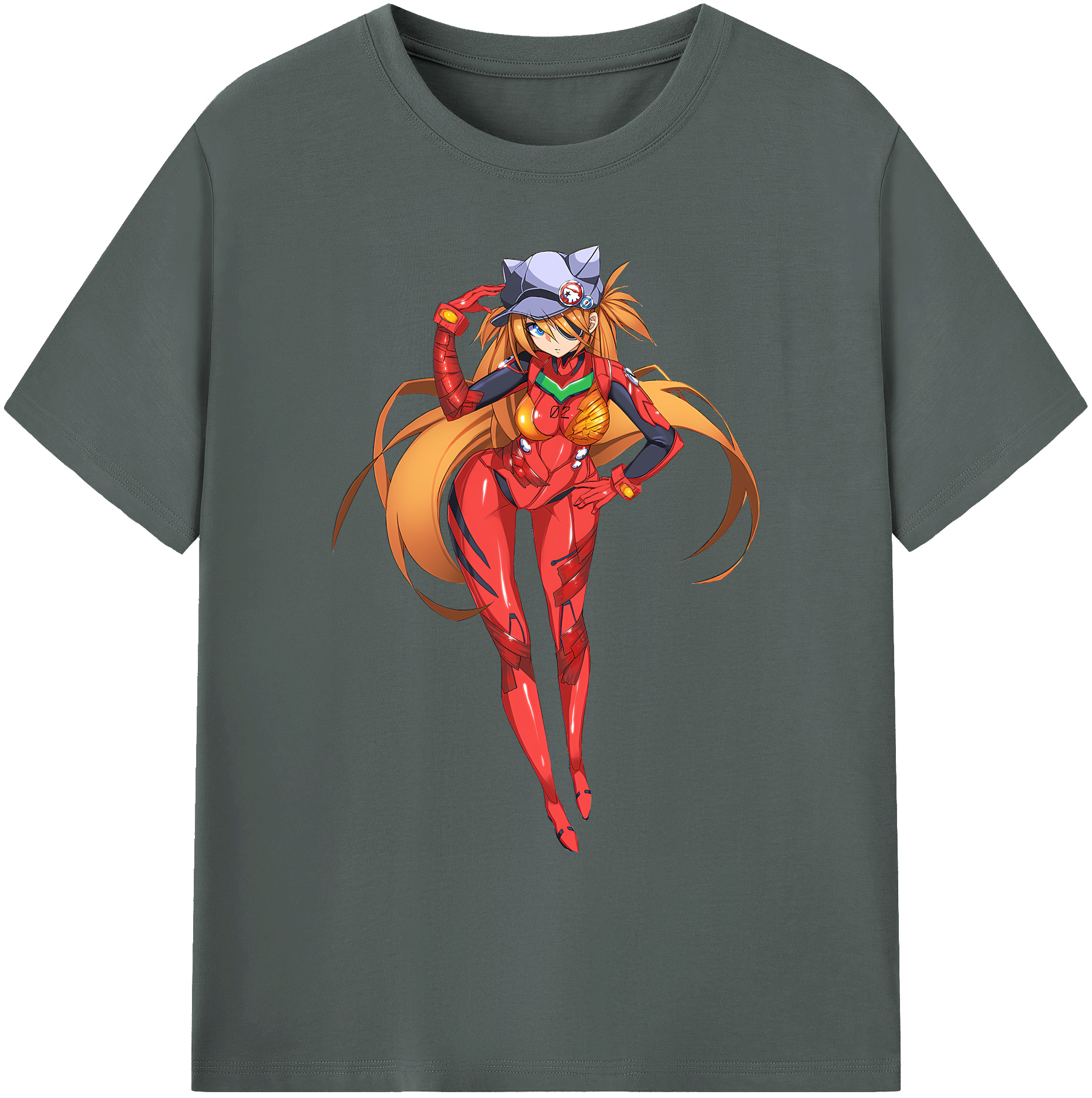 （画像用） EVA 新世紀エヴァンゲリオン 綿100％ メンズ半袖Tシャツ｜肌触りやわらか＆通気性